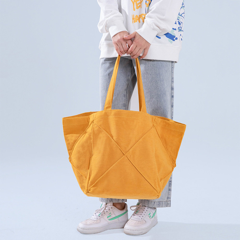 2026春大容量帆布包女韩国ins包包韩系慵懒风单肩包托特大包现货C