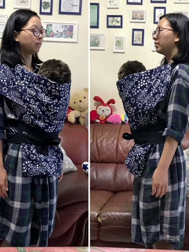 Старомодный слинг, простой детский зимний шарф