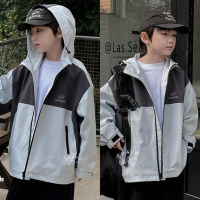 布芮欧童装儿童冲锋衣外套2025春