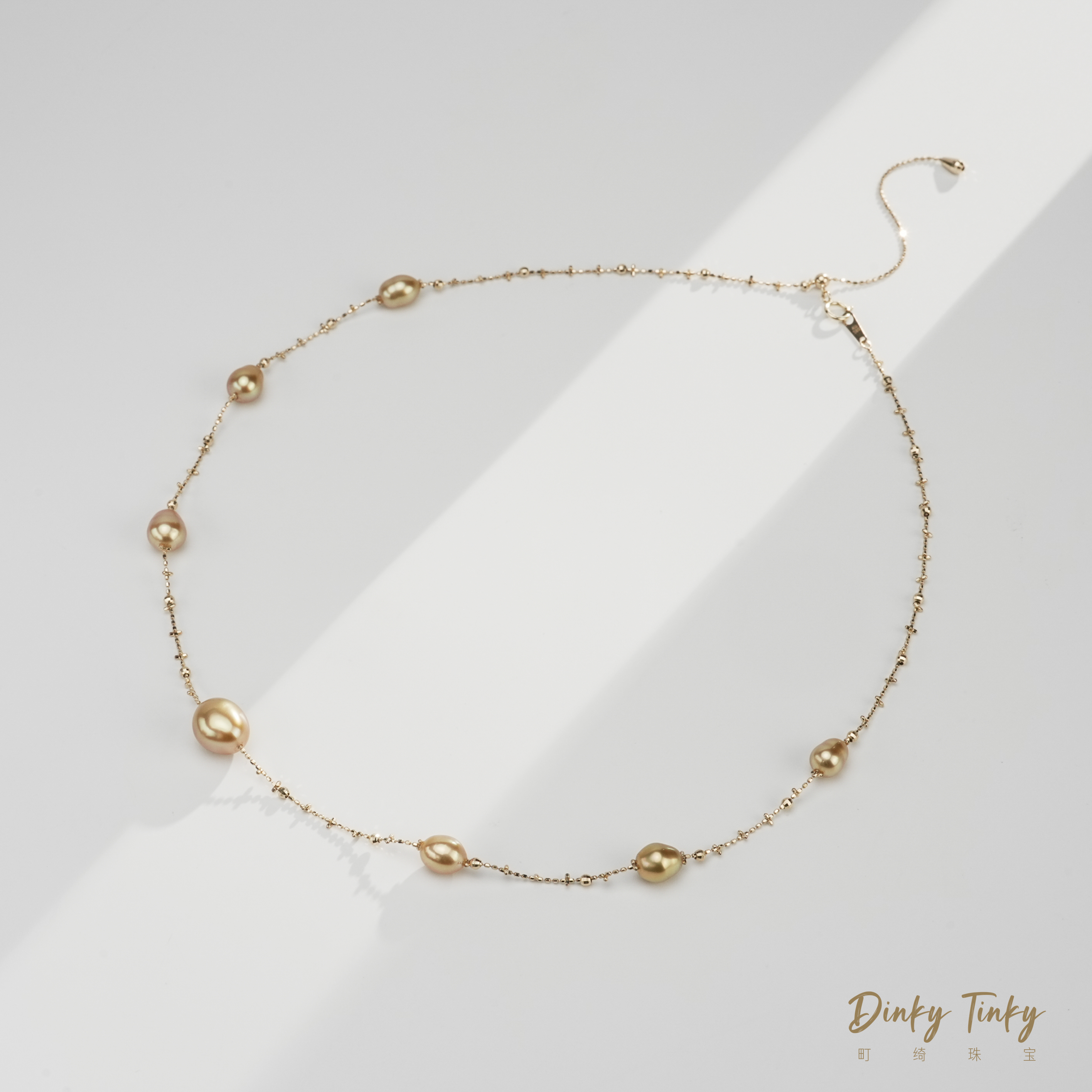 【DINKY】18K金珠keshi满天星项链 DSL1009