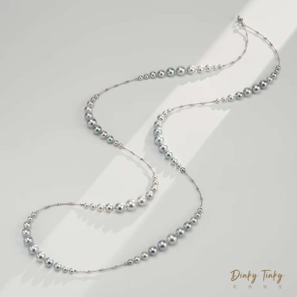 18K天然真多麻色月夜毛衣链 DSL1136