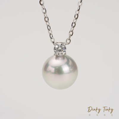 【TINKY】18K海水真多麻拆珠戴妃吊坠 DSD086