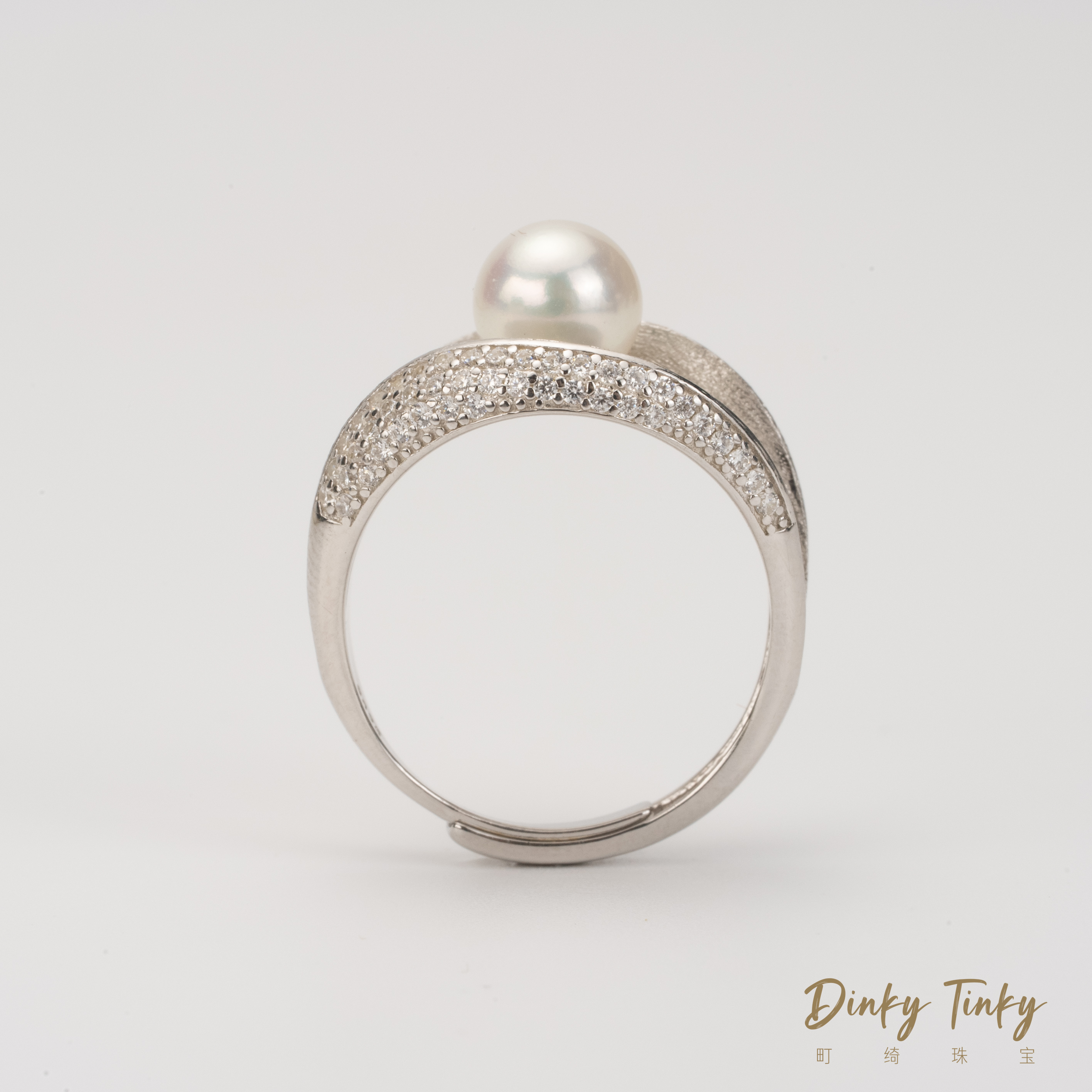 【TINKY】S925银海水无调Akoya6-7mm戒指 DSJ030