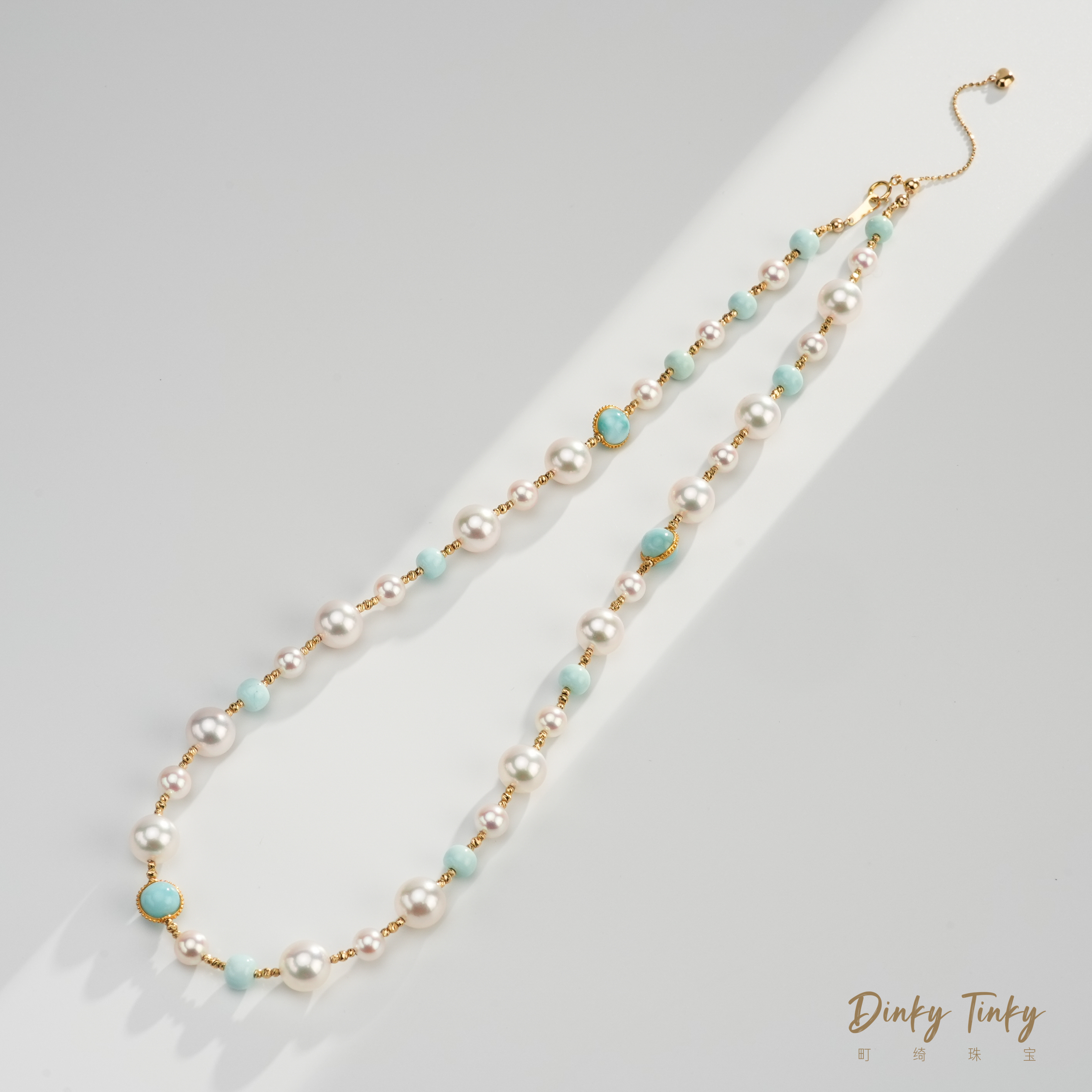 【DINKY】18K海水Akoya+宝石项链 DSL1037