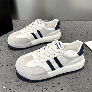 网鞋 厚底轻便运动休闲德训板鞋 女透气网面小白鞋 爆款 新款 4CM夏季