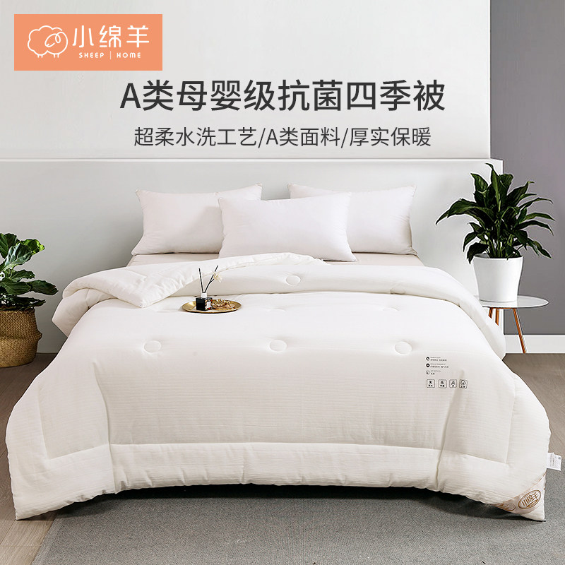 【线下同款】小绵羊超柔水洗抗菌四季被A类母婴级空调被春秋被子