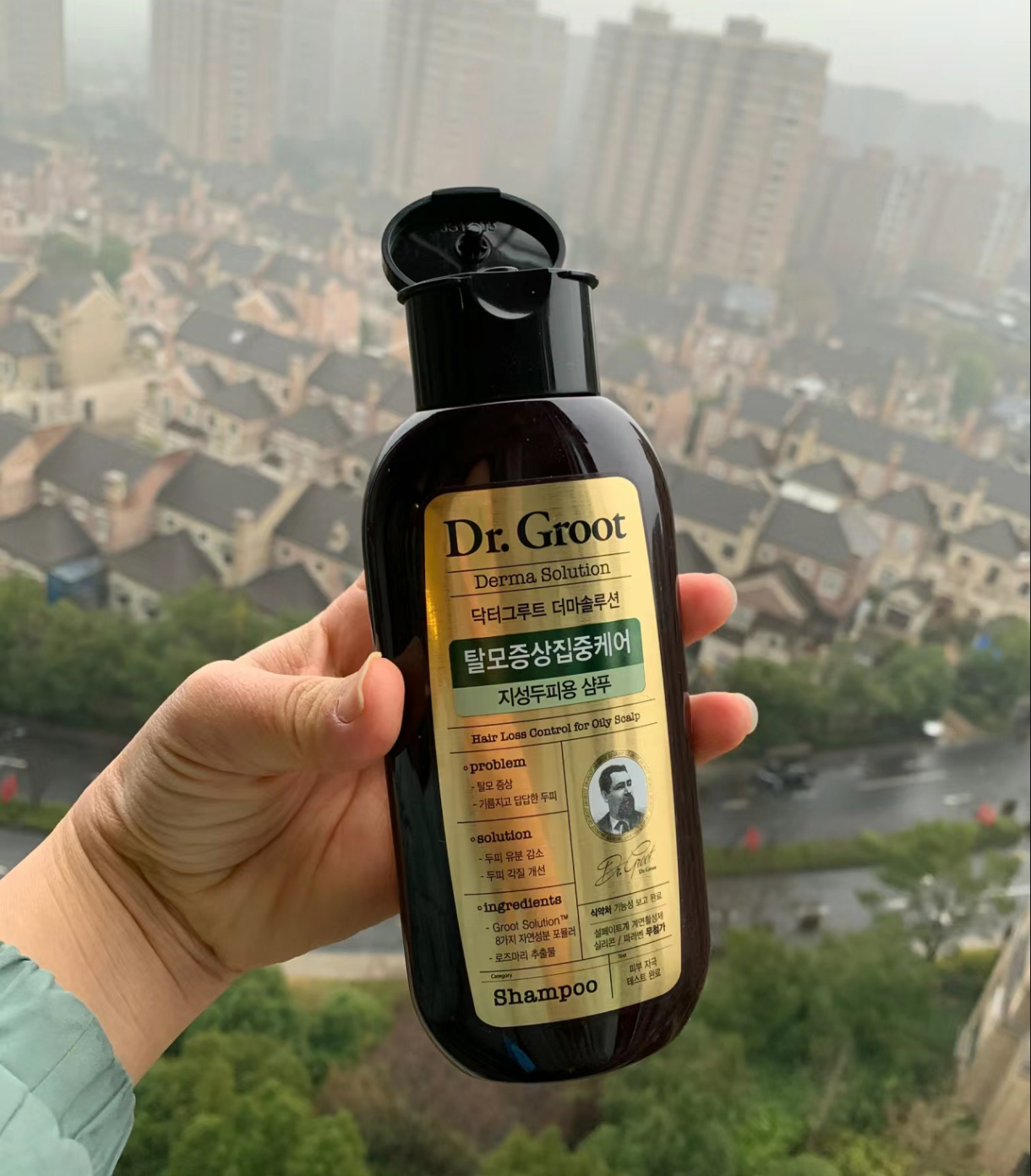 LG克洛特防脱净彻控油洗发水200ml 水杨酸育发首乌植物清爽去油脂