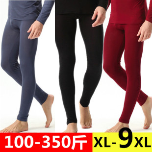 薄款 衬裤 男士 超大加肥加大胖子肥佬保暖打底线裤 300斤 秋裤 特大码