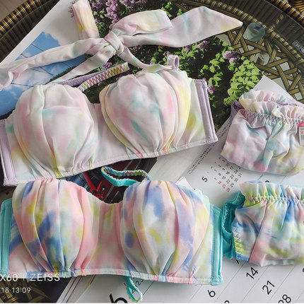 爱美菲露性感内衣女聚拢上托半杯胸罩65CM底围小胸文胸套装446001