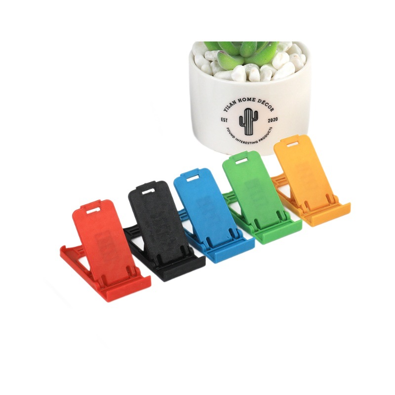 桌面塑料多档双开手机支架折叠沙滩懒人便携通用可折叠