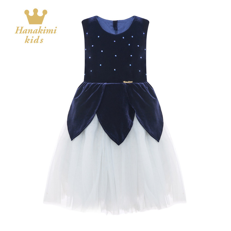 Hanakimi英国品牌高端儿童公主裙礼服派对生日礼物女童钢琴演出服