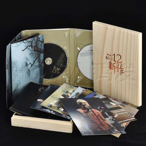 正版 周杰伦：十二新作 限量木盒精装版 MV CD＋DVD＋JAY卡