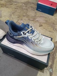 2025新款爆米花鞋底高品质网布透气休闲鞋男单网夏款冰蓝