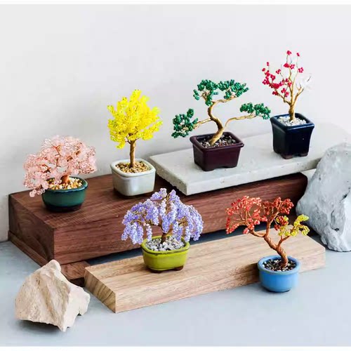 nejitte Bonsai  串珠材料包 迷你盆栽 日本御幸 miyuki  401628