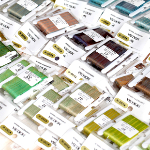 日本MOKUBA 木马丝带1546 宽3.5mm 刺绣丝带（A组色号1-18）5米