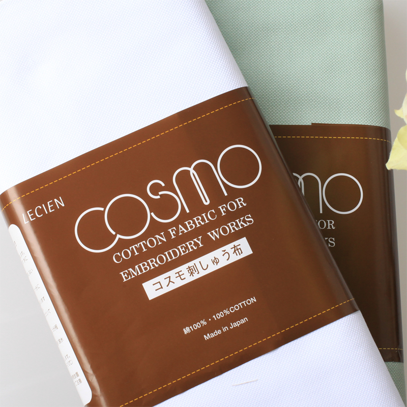 日本进口COSMO 8000号布料 纯棉牛津布 刺绣布 瑞典刺绣布 6色