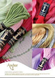 德国安卡anchor 原装刺绣线/十字绣 青木和子常用线 纯色444色全