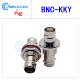 KKY固定面板防水 BNC BNC母转母带螺母固定防水圈 BNC接头 KKY