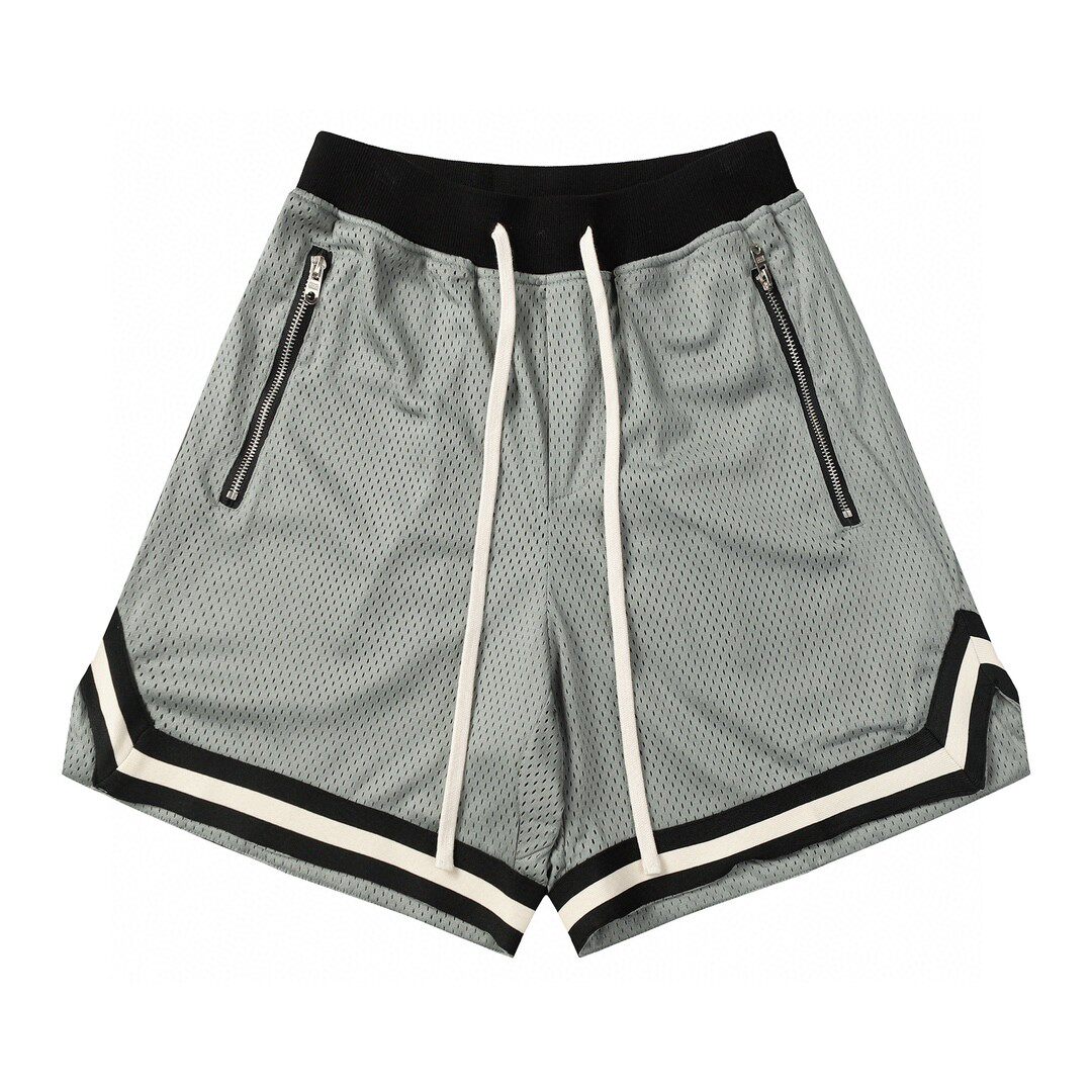 fear of god fog 第五季重工高品质拉链口袋抽绳网眼休闲短裤球裤
