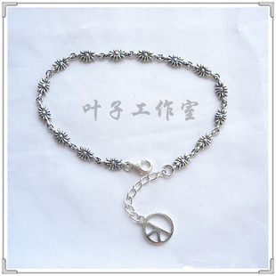 【皇冠店铺】日本明星堂本光一周边同款银饰手链925纯银脚链