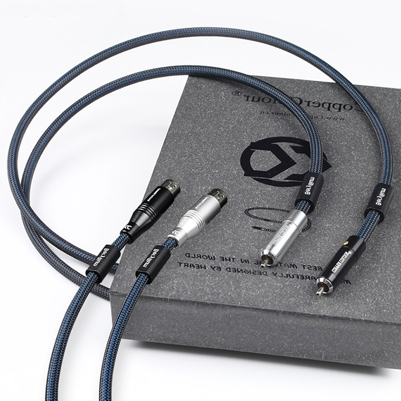 铜彩/copper colour Memento-BE铍合金双莲花音频线卡侬XLR平衡线