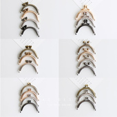 布艺手工DIY口金包配件 可可家 8.5cm半圆口金合集 F28