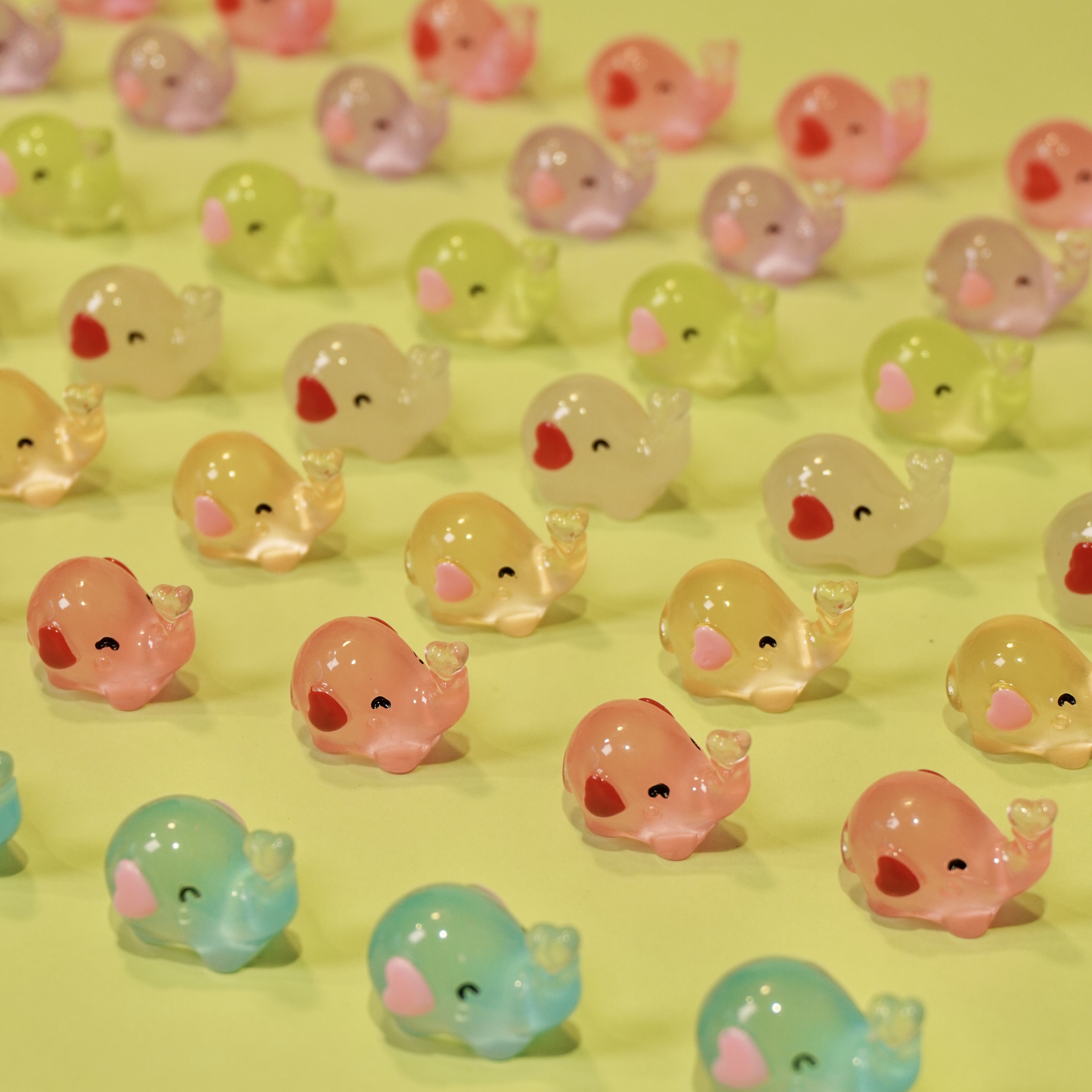 夜光爱心小象装饰摆件