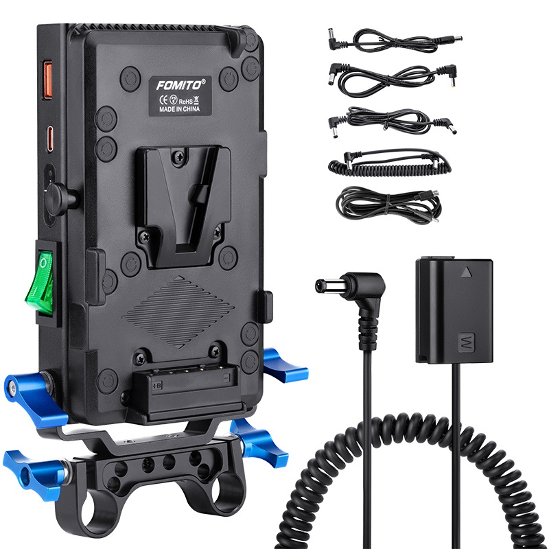 V口电池扣板供电系统15mm管夹