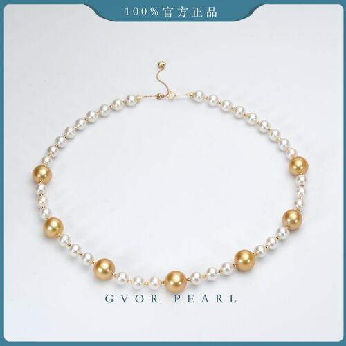 正品 设计款丨G18k 海水金珠10-11mm Akoya6-7mm