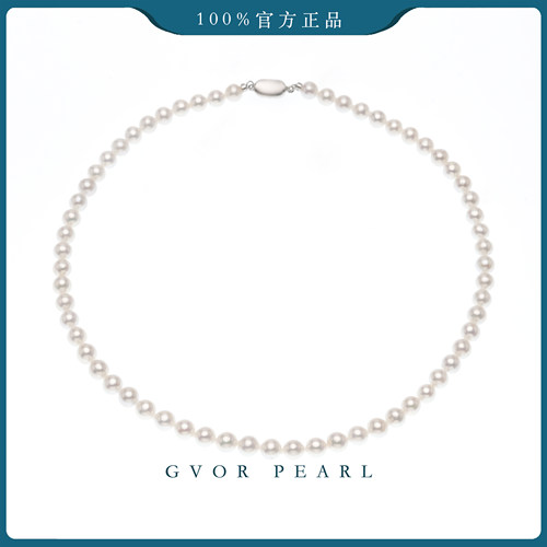 正品 新品 极光AK小灯泡丨6.3-7.3mm淡水珍珠项链S925银 C1347