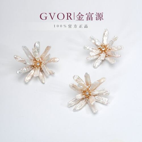 C1526-巴洛克花瓣胸针
