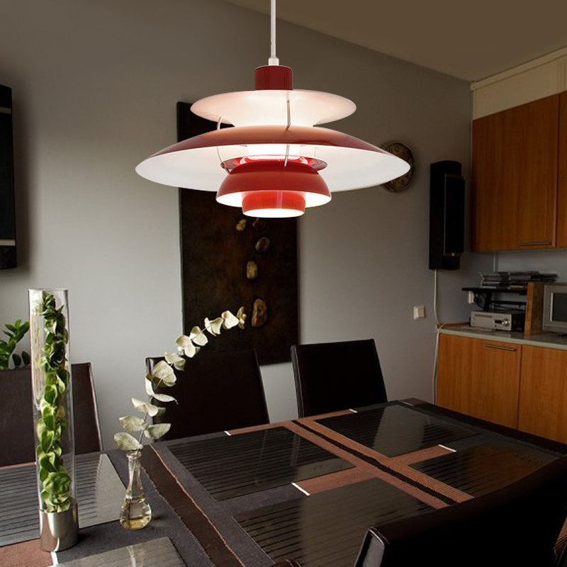 北欧风PH50吊灯餐厅吊灯北欧客厅经典灯具纳维亚风格PH系列5色