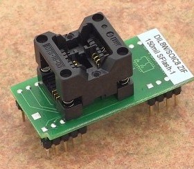 ELNEC专用烧录座DIL8W/SOIC8 ZIF 150MIL SFLASH-1