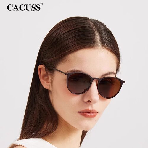 CACUSS防晒墨镜女偏光超轻高级感
