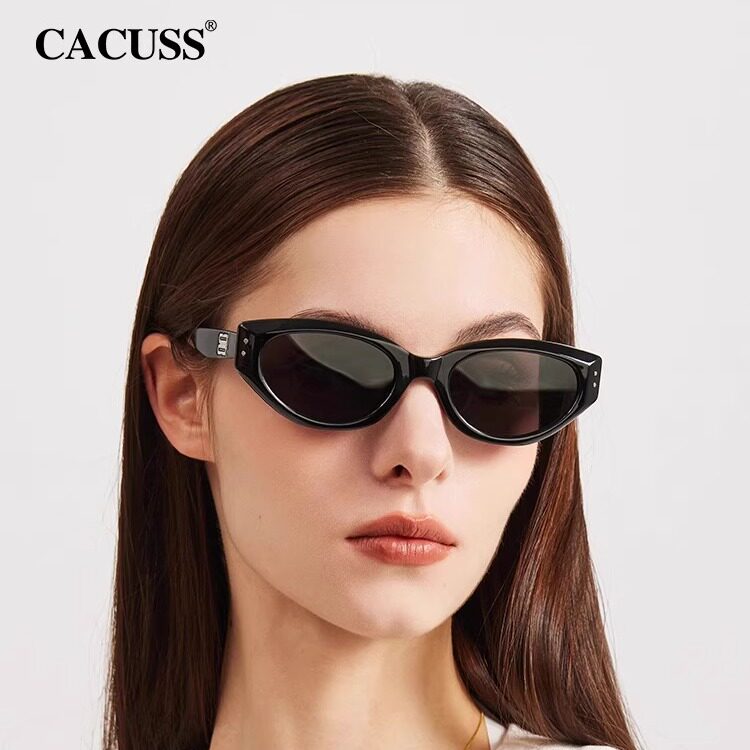 CACUSS偏光墨镜女2025新款猫眼镜图片