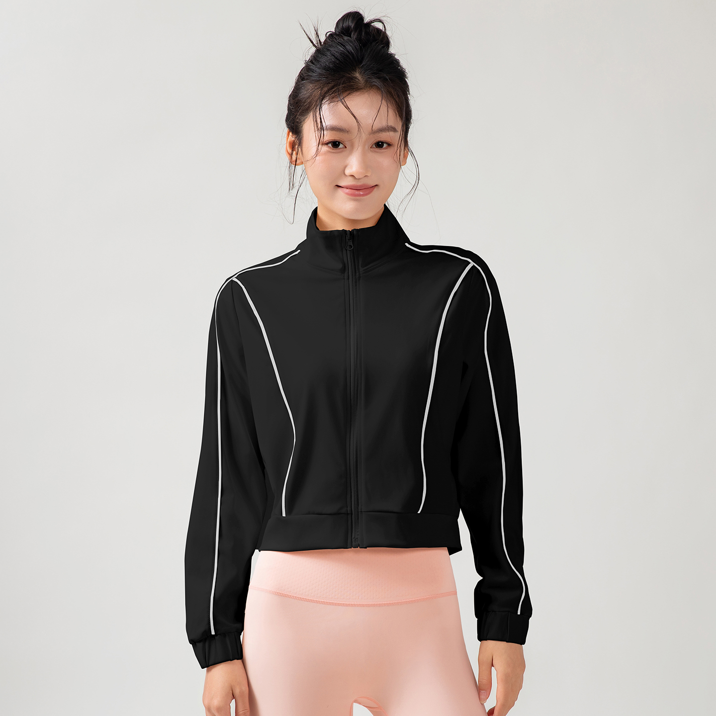 晨跑步健身运动夹克训练外套