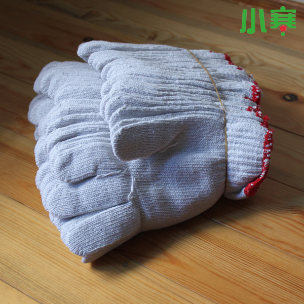 小寒 优质 棉纱手套 纱手套防护手套棉手套700克 江浙沪150双包邮