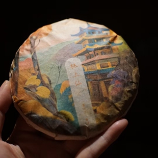返场/2023林上仙/普洱生茶/研吾茶事/100克饼/云县/花蜜香