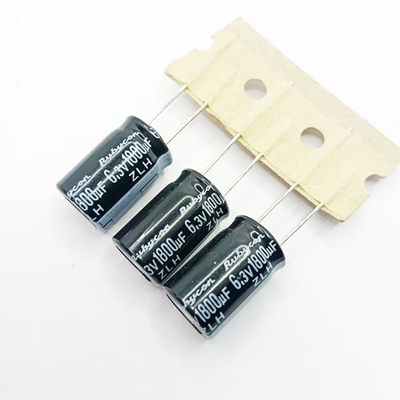 10只6.3V1800uf红宝石ZLH铝电解电容器10*16高频低阻电源CPU滤波