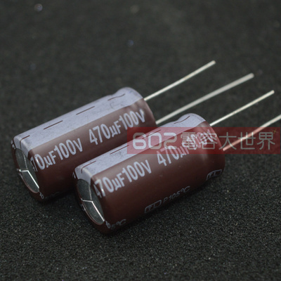 100v470uf凯美JAMICON主板CPU滤波铝电解电容器高频105度16*31
