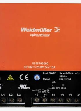 8708700000全新原装进口开关电源CP SNT3 250W 24V10A