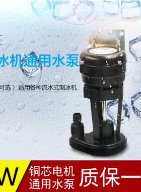通用耐雪夏之雪制冰机水泵流水式制冰机抽水泵6W水泵YSP6PJDVF2