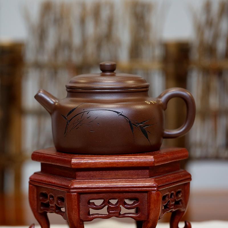 宜兴紫砂壶纯手工底槽茶具套装