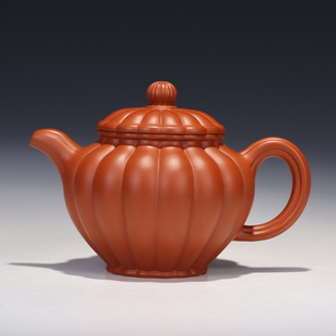 乳鼎 菊蕾 掇只高工冯盘军全手工原矿朱泥宜兴紫砂 笑樱 筋纹容天