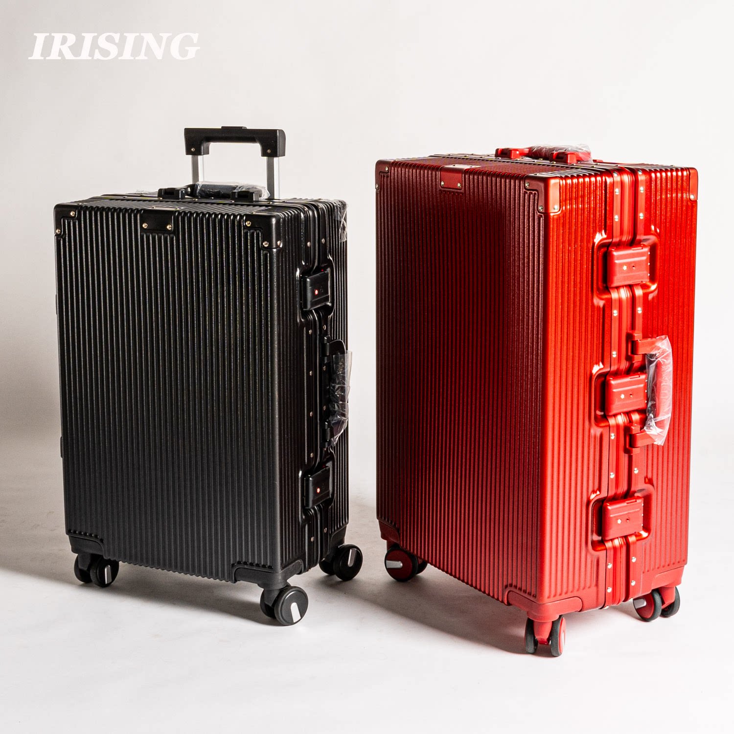 爱立行铝镁合金边框行李箱男加厚大容量拉杆皮箱高颜值旅行箱女