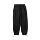 2025秋季韩版纯色小贴标针织卫裤中性风束脚休闲裤A228/K597/P68，男装休闲裤，电商A228