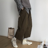 春季新款直筒大阔腿休闲裤K540/P78，男装休闲裤，电商A228