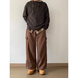 2025冬季韩系工装九分裤加厚束脚裤 A228/658/P78，男装工装外套，电商A228