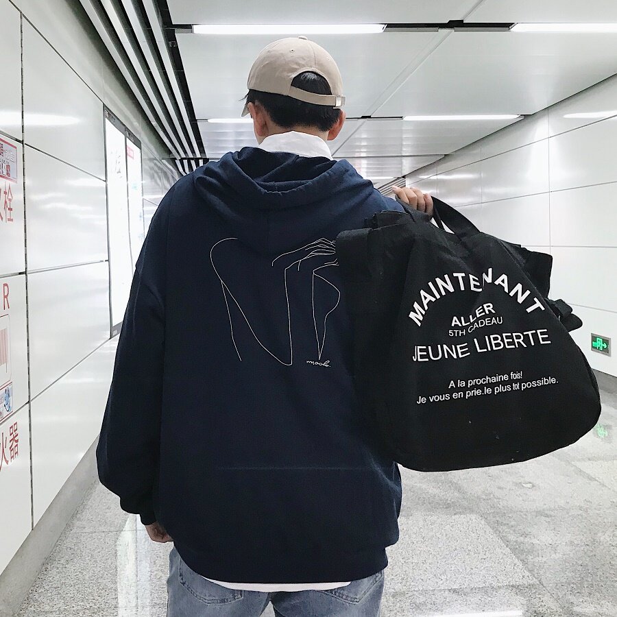 抽象图案印花卫衣 W321/P78新增加厚p88图片