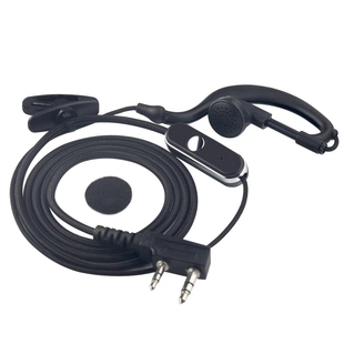 清晰舒适对讲讲机耳机小机耳麦对讲电话机耳机线通用型耳挂式K头